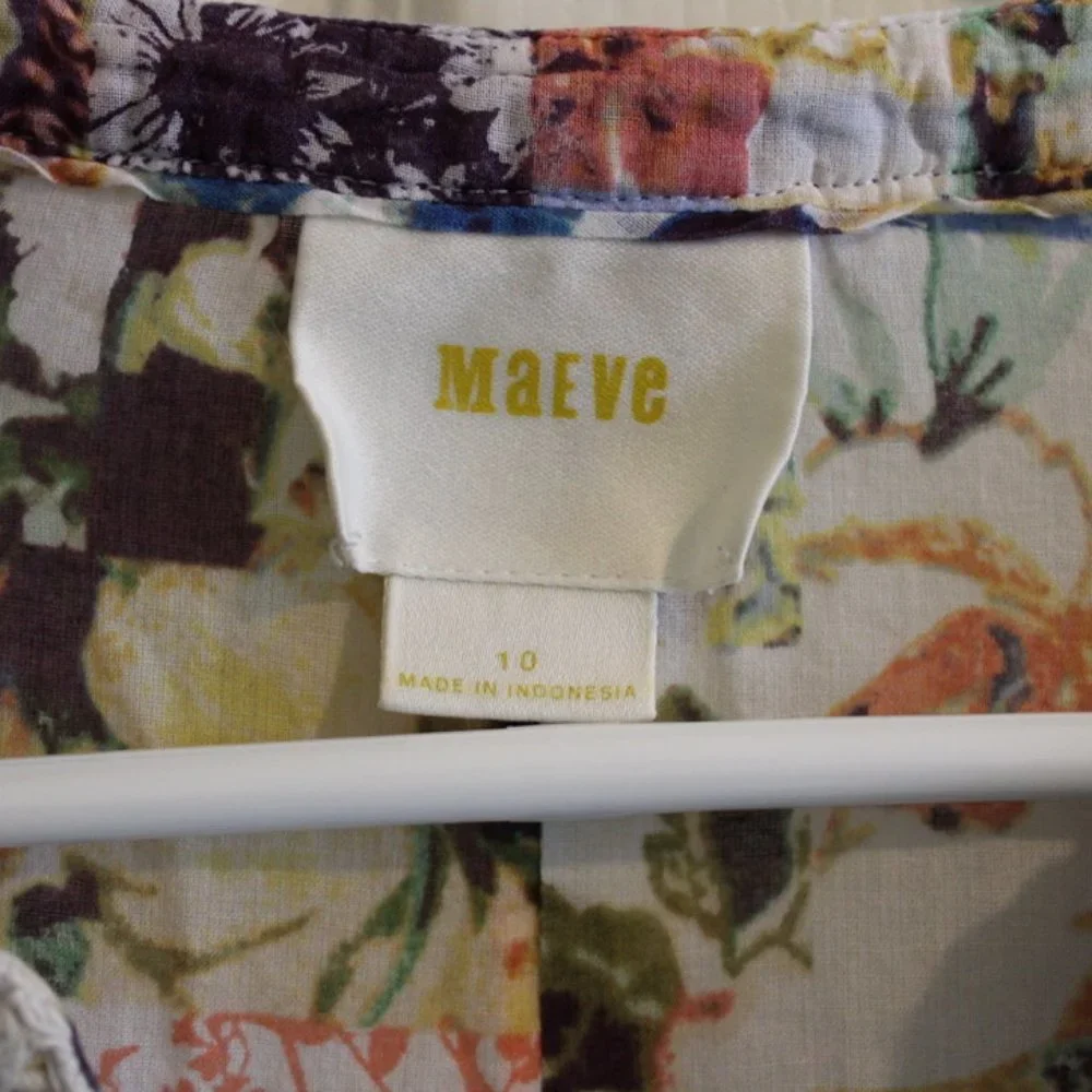 Maeve - Quilt Pattern Peasant Blouse (Size 10) - Picture 2 of 3